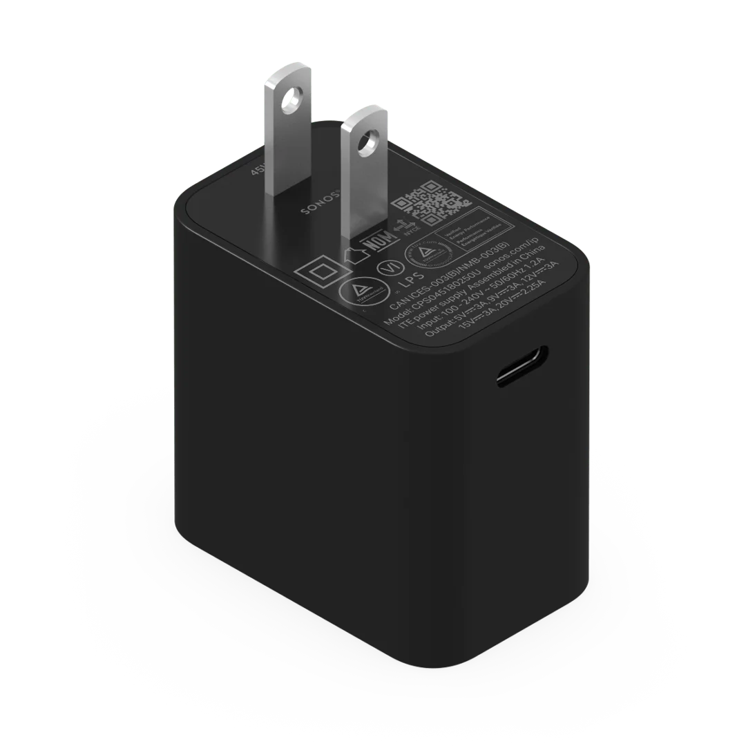 Sonos 45W USB-C Power Adapter